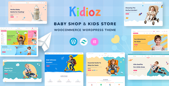 Kidioz Preview Wordpress Theme - Rating, Reviews, Preview, Demo & Download