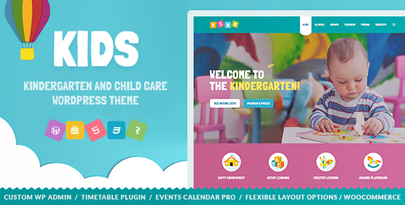 Kids Preview Wordpress Theme - Rating, Reviews, Preview, Demo & Download