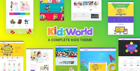 Kids World Preview Wordpress Theme - Rating, Reviews, Preview, Demo & Download