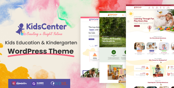 KidsCenter Preview Wordpress Theme - Rating, Reviews, Preview, Demo & Download