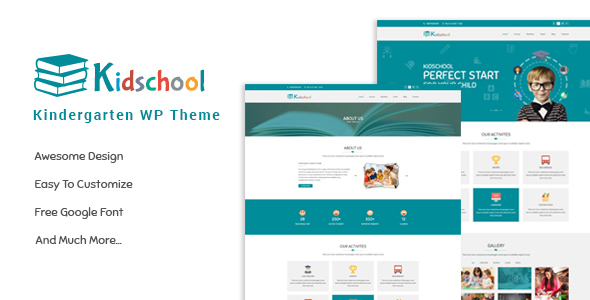 Kidschool Preview Wordpress Theme - Rating, Reviews, Preview, Demo & Download