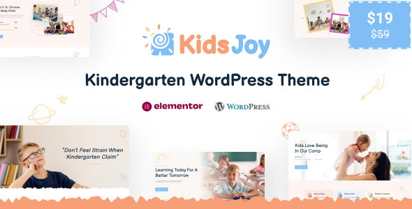 KidsJoy Preview Wordpress Theme - Rating, Reviews, Preview, Demo & Download