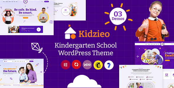Kidzieo Preview Wordpress Theme - Rating, Reviews, Preview, Demo & Download