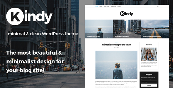 Kindy Preview Wordpress Theme - Rating, Reviews, Preview, Demo & Download