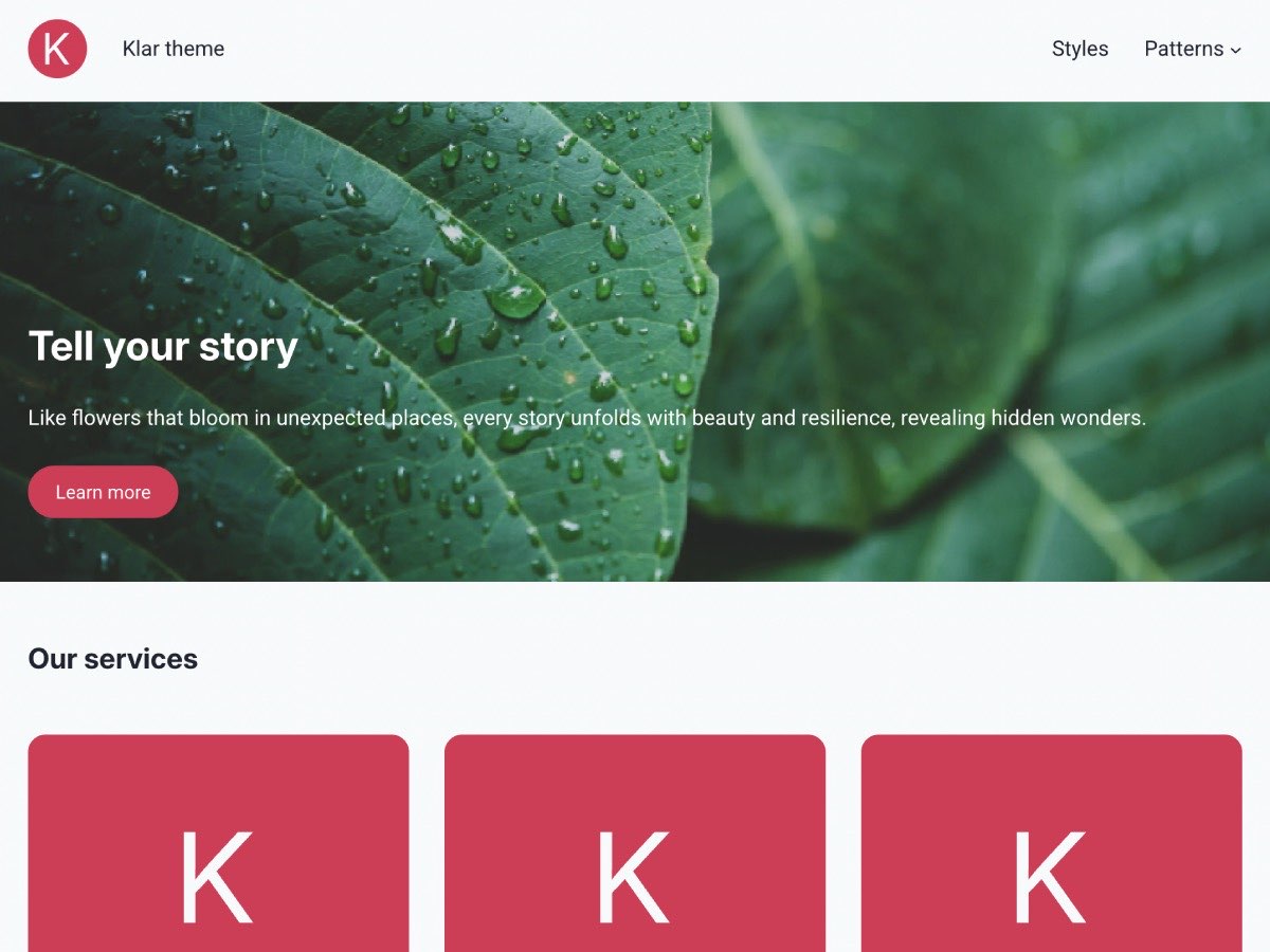 Klar Preview Wordpress Theme - Rating, Reviews, Preview, Demo & Download