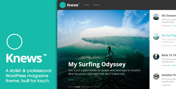 Knews Preview Wordpress Theme - Rating, Reviews, Preview, Demo & Download