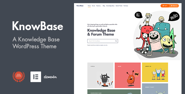 KnowBase Preview Wordpress Theme - Rating, Reviews, Preview, Demo & Download