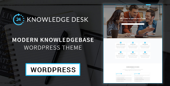 Knowledgedesk Preview Wordpress Theme - Rating, Reviews, Preview, Demo & Download