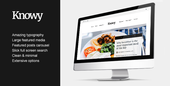 Knowy Preview Wordpress Theme - Rating, Reviews, Preview, Demo & Download