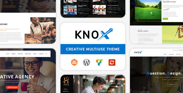 Knox Preview Wordpress Theme - Rating, Reviews, Preview, Demo & Download