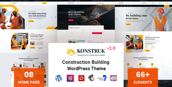 Konstruk Preview Wordpress Theme - Rating, Reviews, Preview, Demo & Download