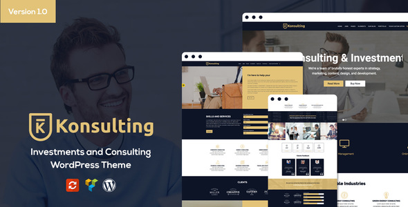 Konsulting Preview Wordpress Theme - Rating, Reviews, Preview, Demo & Download