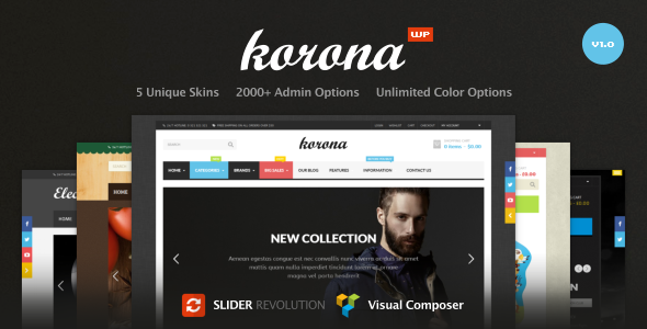 Korona Preview Wordpress Theme - Rating, Reviews, Preview, Demo & Download