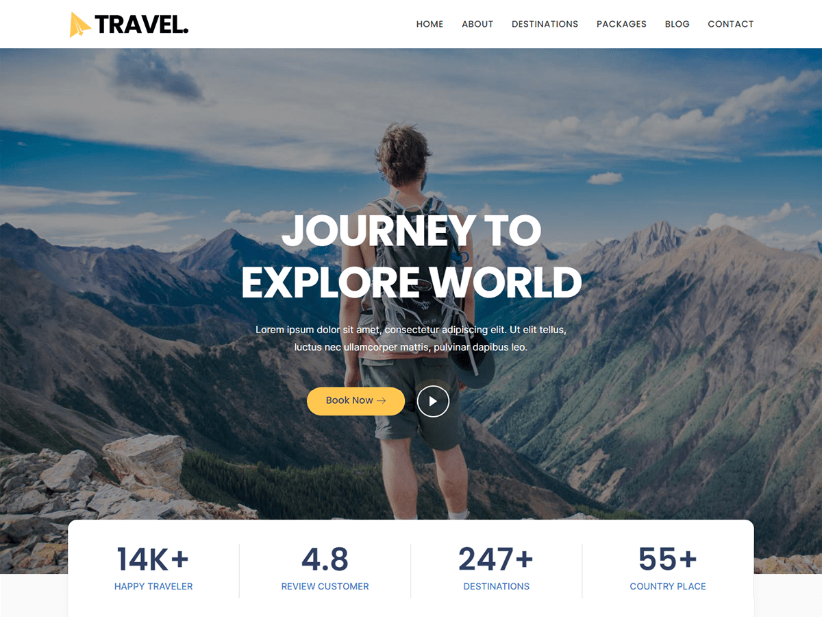 Kortez Travel Preview Wordpress Theme - Rating, Reviews, Preview, Demo & Download