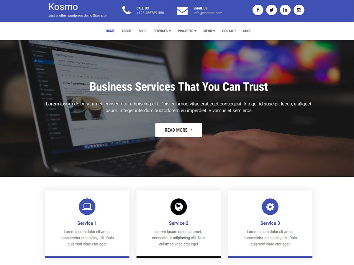 Kosmo Preview Wordpress Theme - Rating, Reviews, Preview, Demo & Download