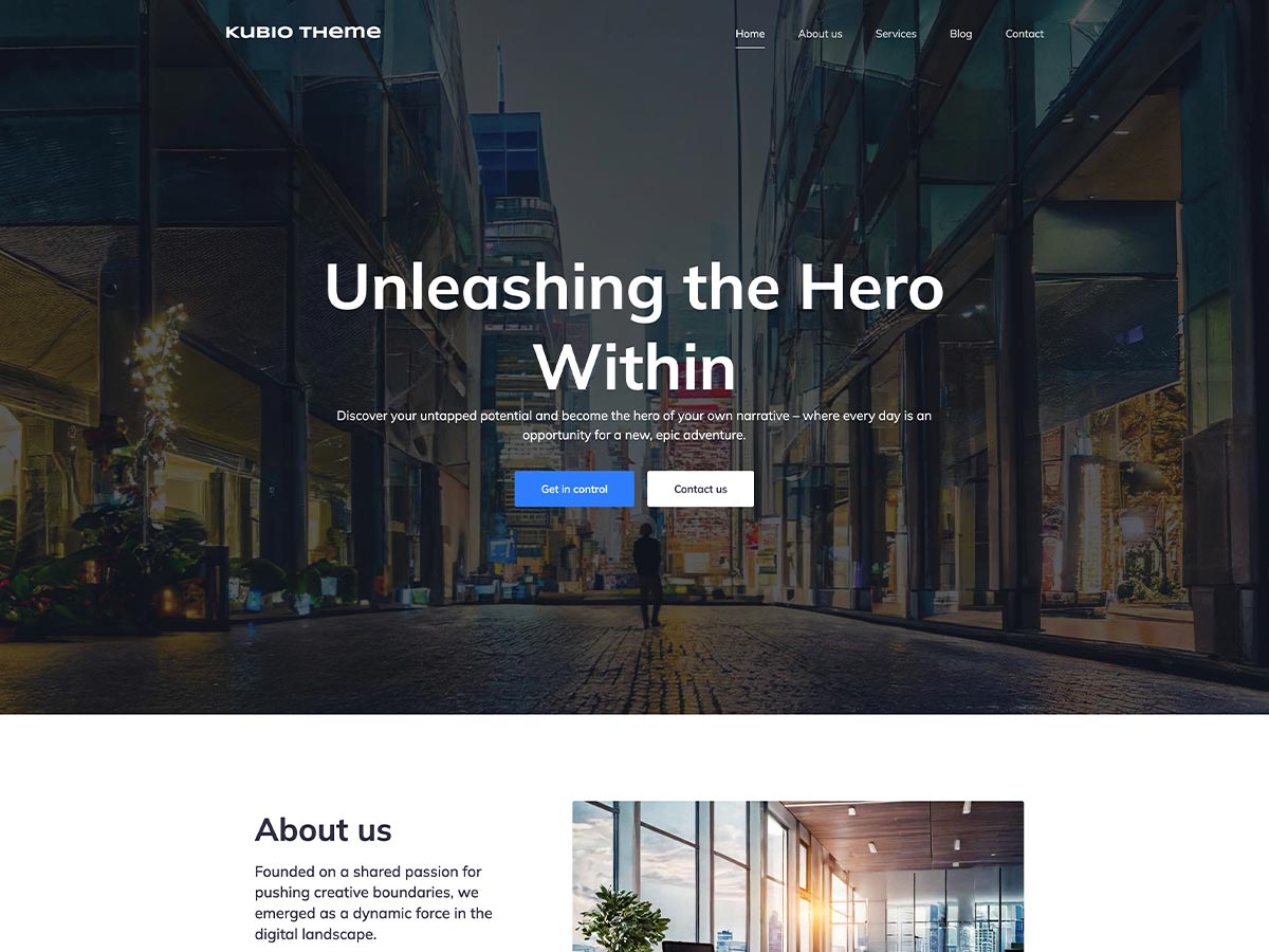 Kubio Preview Wordpress Theme - Rating, Reviews, Preview, Demo & Download