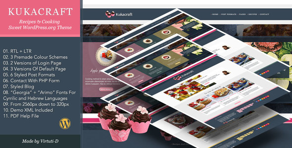 Kukacraft Preview Wordpress Theme - Rating, Reviews, Preview, Demo & Download