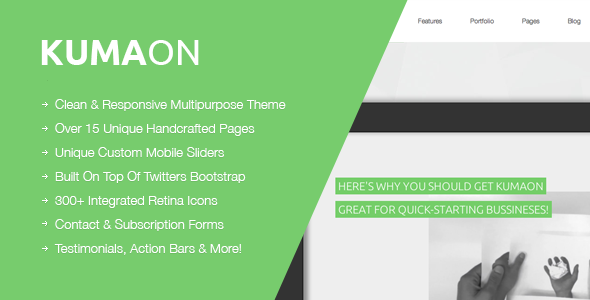 KUMAON Preview Wordpress Theme - Rating, Reviews, Preview, Demo & Download