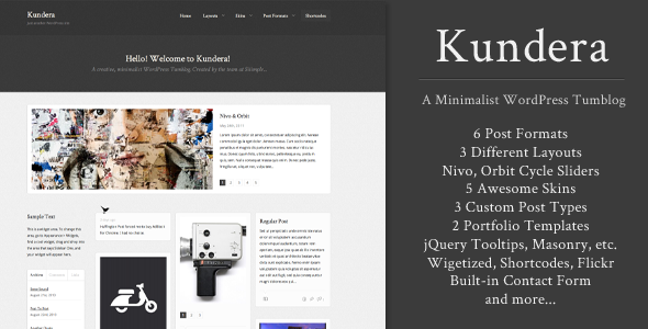 Kundera Preview Wordpress Theme - Rating, Reviews, Preview, Demo & Download