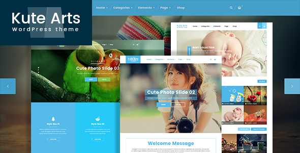 Kute Arts Preview Wordpress Theme - Rating, Reviews, Preview, Demo & Download