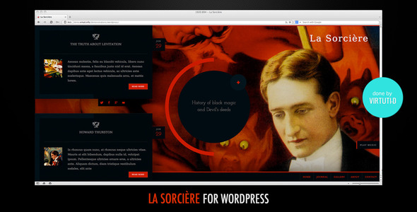 La Sorci Preview Wordpress Theme - Rating, Reviews, Preview, Demo & Download