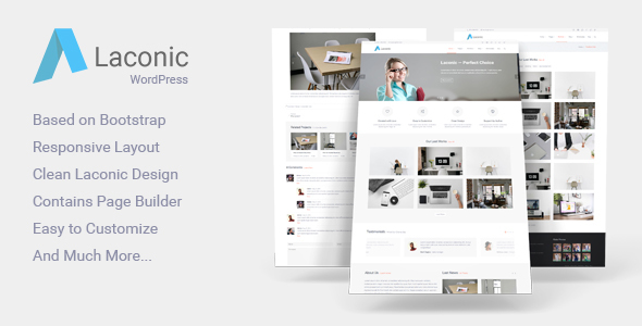 Laconic Preview Wordpress Theme - Rating, Reviews, Preview, Demo & Download
