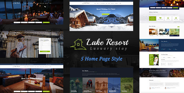Lake Resort Preview Wordpress Theme - Rating, Reviews, Preview, Demo & Download