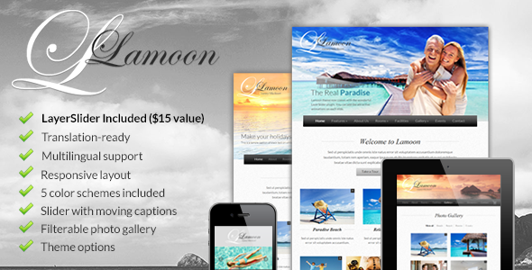 Lamoon Preview Wordpress Theme - Rating, Reviews, Preview, Demo & Download
