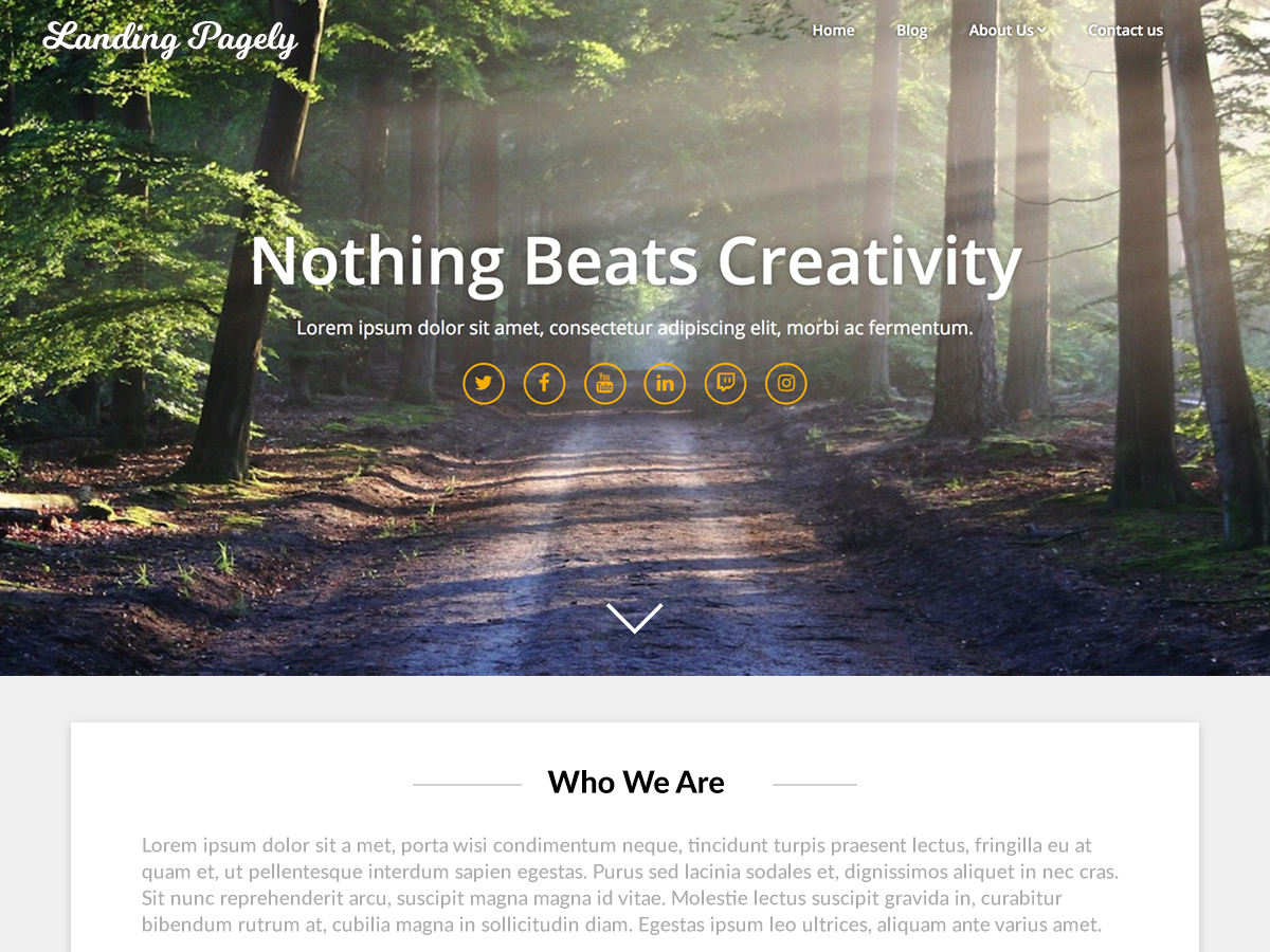 Landing Pagely Preview Wordpress Theme - Rating, Reviews, Preview, Demo & Download