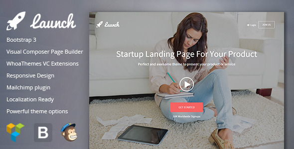 Launch Preview Wordpress Theme - Rating, Reviews, Preview, Demo & Download