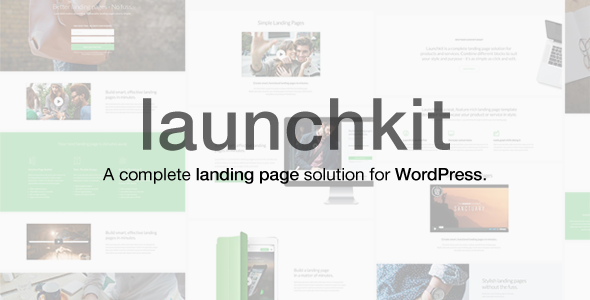 Launchkit Landing Preview Wordpress Theme - Rating, Reviews, Preview, Demo & Download
