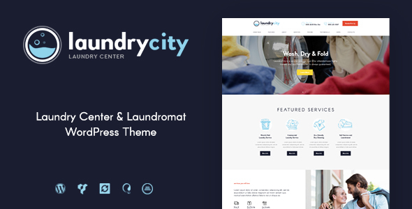 Laundry City Preview Wordpress Theme - Rating, Reviews, Preview, Demo & Download