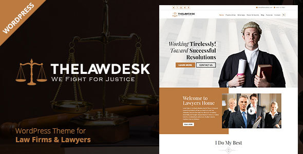Law Desk Preview Wordpress Theme - Rating, Reviews, Preview, Demo & Download