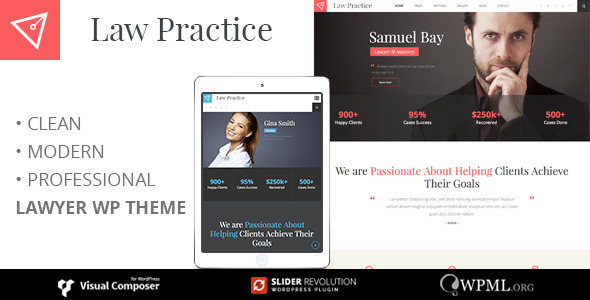 LAW PRACTICE Preview Wordpress Theme - Rating, Reviews, Preview, Demo & Download