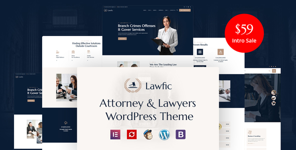 Lawfic Preview Wordpress Theme - Rating, Reviews, Preview, Demo & Download