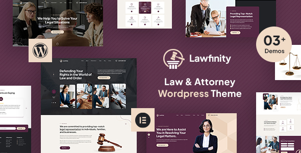 Lawfinity Preview Wordpress Theme - Rating, Reviews, Preview, Demo & Download