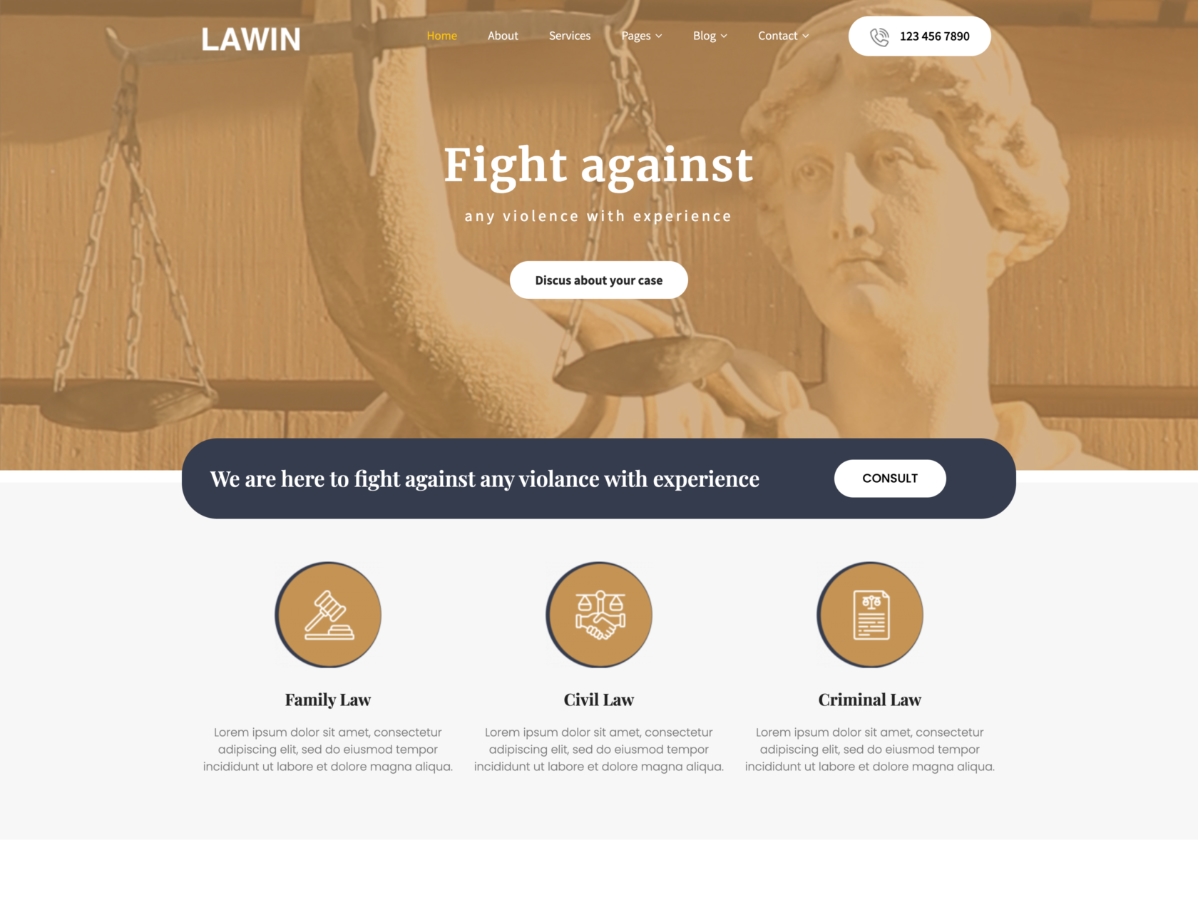 Lawin Preview Wordpress Theme - Rating, Reviews, Preview, Demo & Download