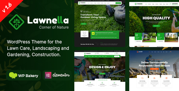 Lawnella Preview Wordpress Theme - Rating, Reviews, Preview, Demo & Download