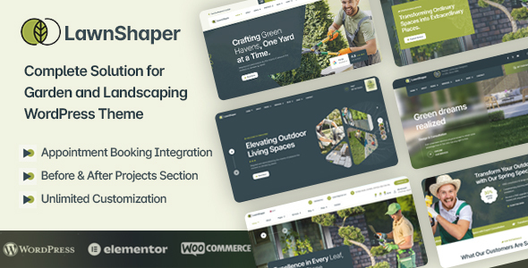 Lawnshaper Preview Wordpress Theme - Rating, Reviews, Preview, Demo & Download