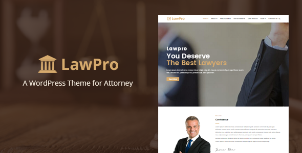 Lawpro Preview Wordpress Theme - Rating, Reviews, Preview, Demo & Download
