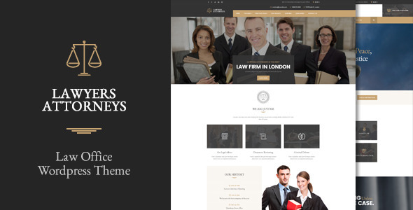 Lawyer Attorneys Preview Wordpress Theme - Rating, Reviews, Preview, Demo & Download