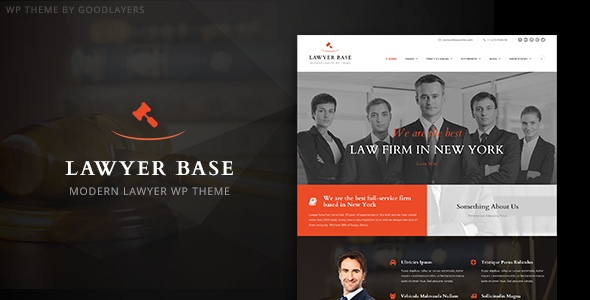 Lawyer Base Preview Wordpress Theme - Rating, Reviews, Preview, Demo & Download