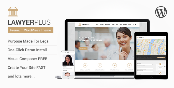 LawyerPlus Preview Wordpress Theme - Rating, Reviews, Preview, Demo & Download
