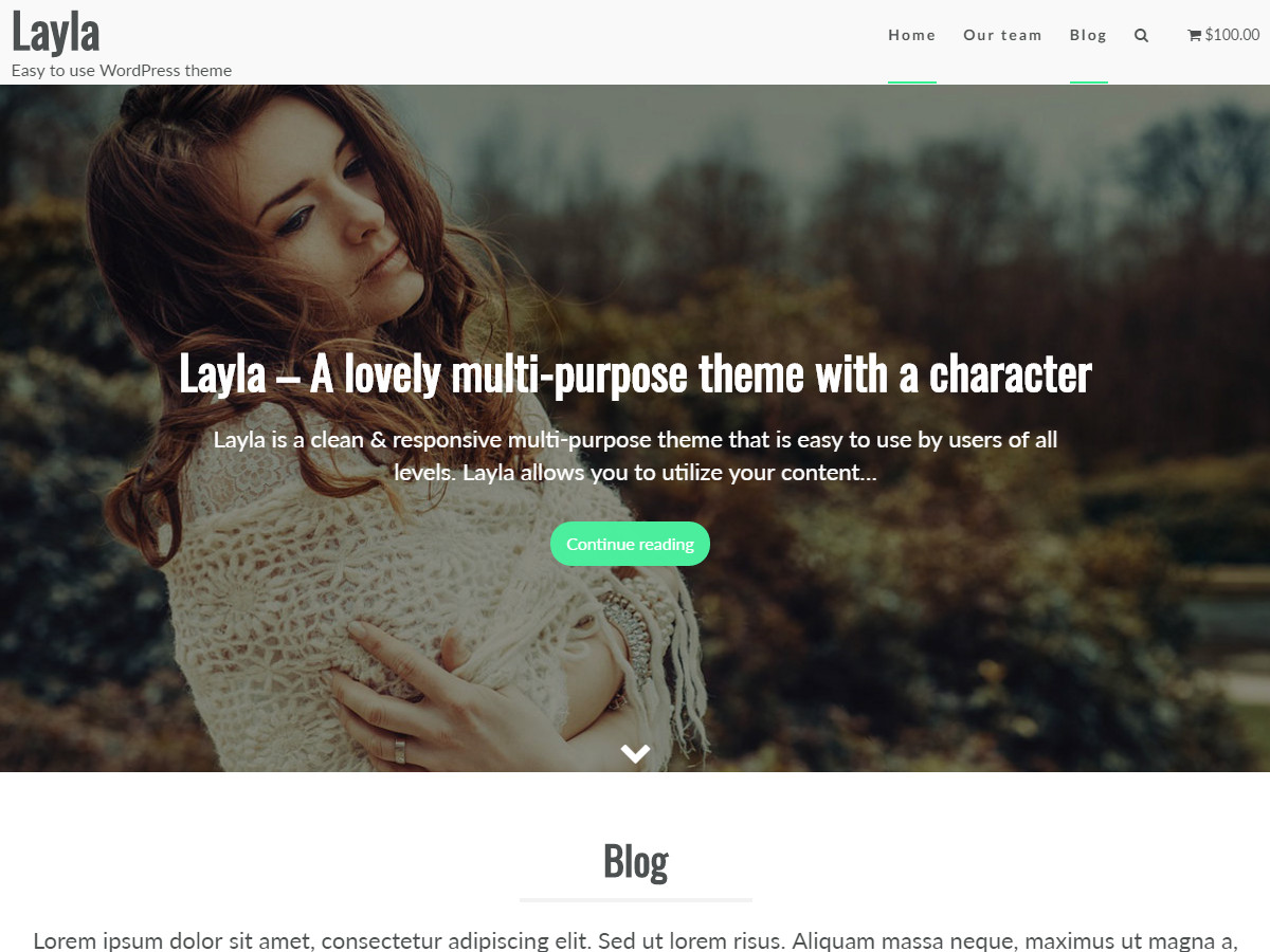 Layla Preview Wordpress Theme - Rating, Reviews, Preview, Demo & Download