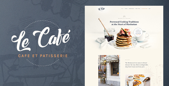 Le Cafe Preview Wordpress Theme - Rating, Reviews, Preview, Demo & Download