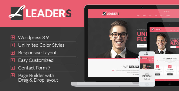 Leaders Preview Wordpress Theme - Rating, Reviews, Preview, Demo & Download