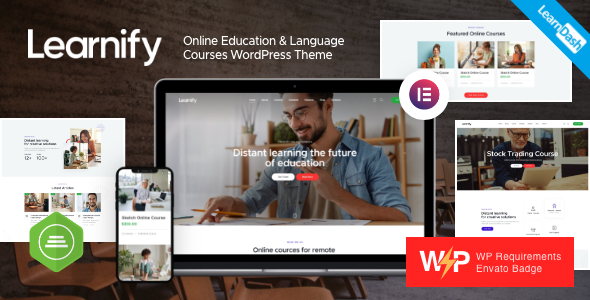 Learnify Preview Wordpress Theme - Rating, Reviews, Preview, Demo & Download