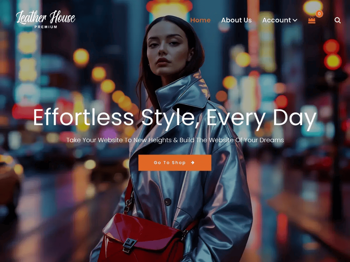 Leather House Preview Wordpress Theme - Rating, Reviews, Preview, Demo & Download