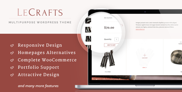LeCrafts Preview Wordpress Theme - Rating, Reviews, Preview, Demo & Download