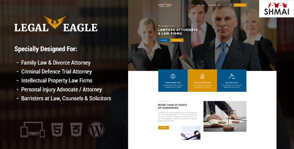Legal Eagle Preview Wordpress Theme - Rating, Reviews, Preview, Demo & Download